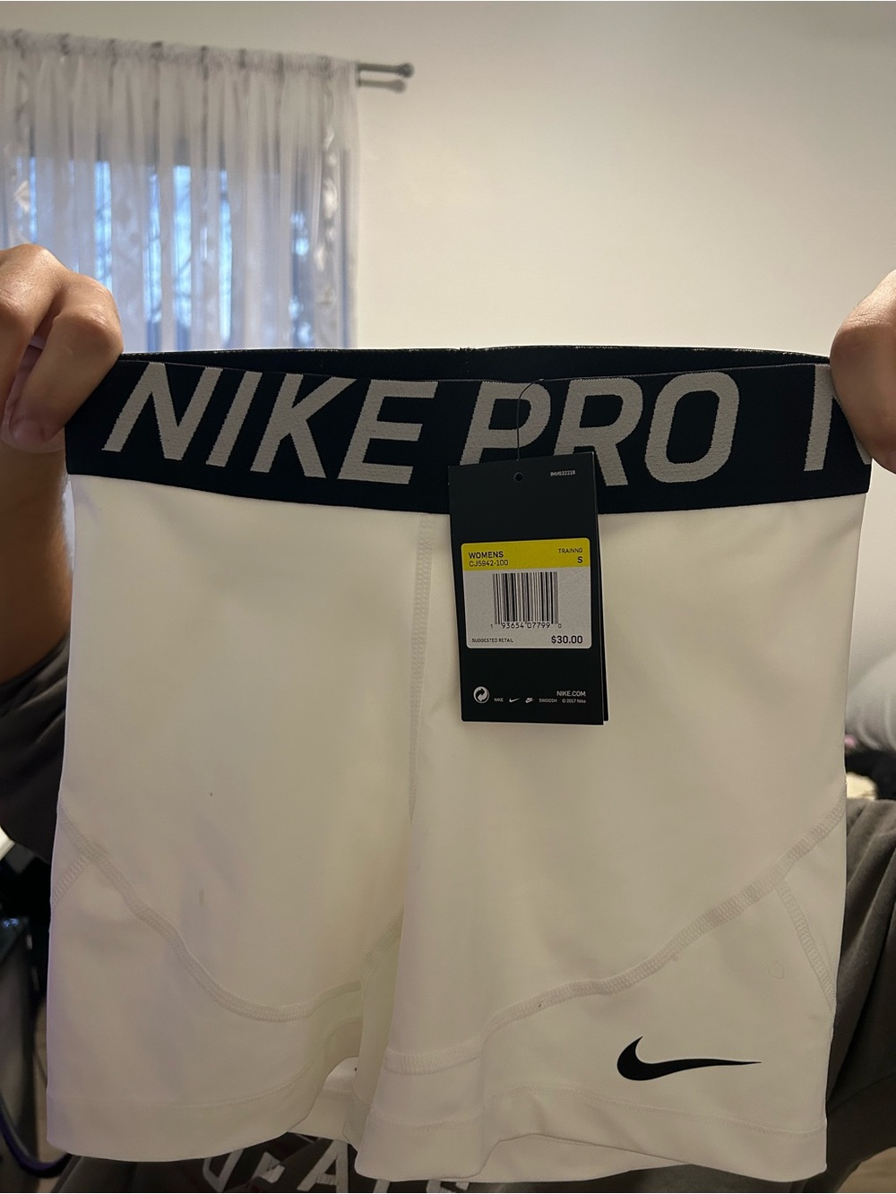 White Nike Pros